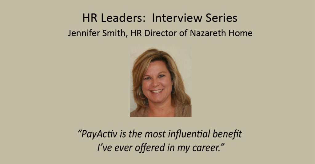 Interview: Jennifer Smith, HR Director of Nazareth Home