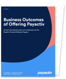 Business outcomes of offering Payactiv documentcover