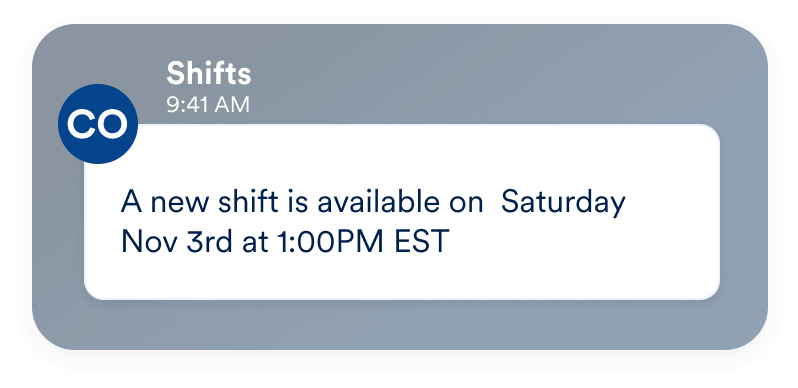 Shifts UI