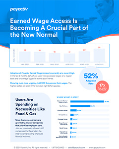 Payactiv Flyer Usage Spending