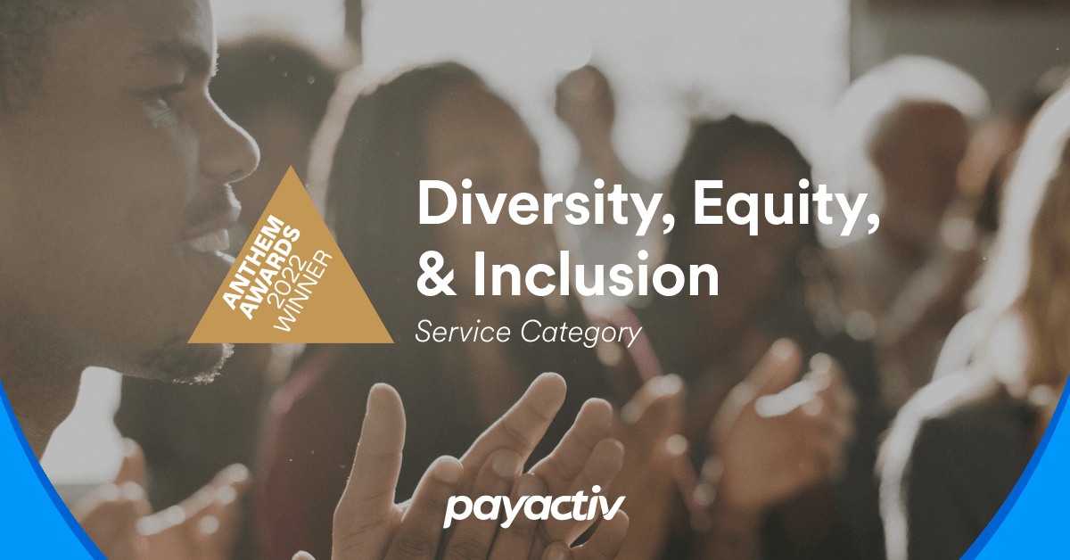 Payactiv Wins Gold at 2022 Anthem Awards