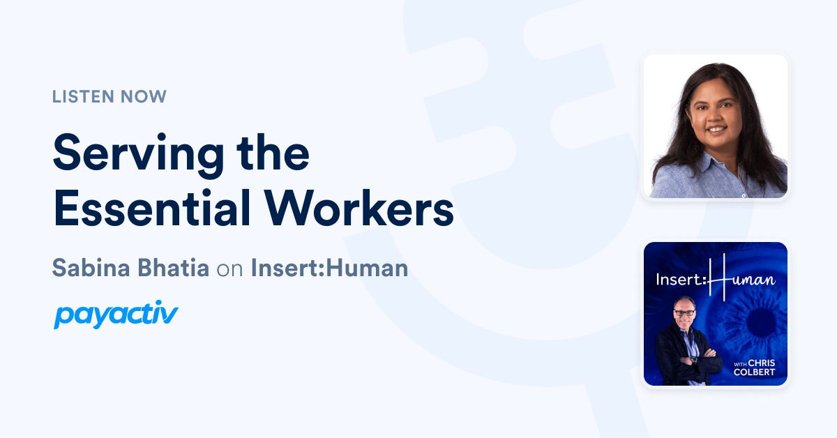 Sabina Bhatia on Insert:Human Serving the Essential Workers