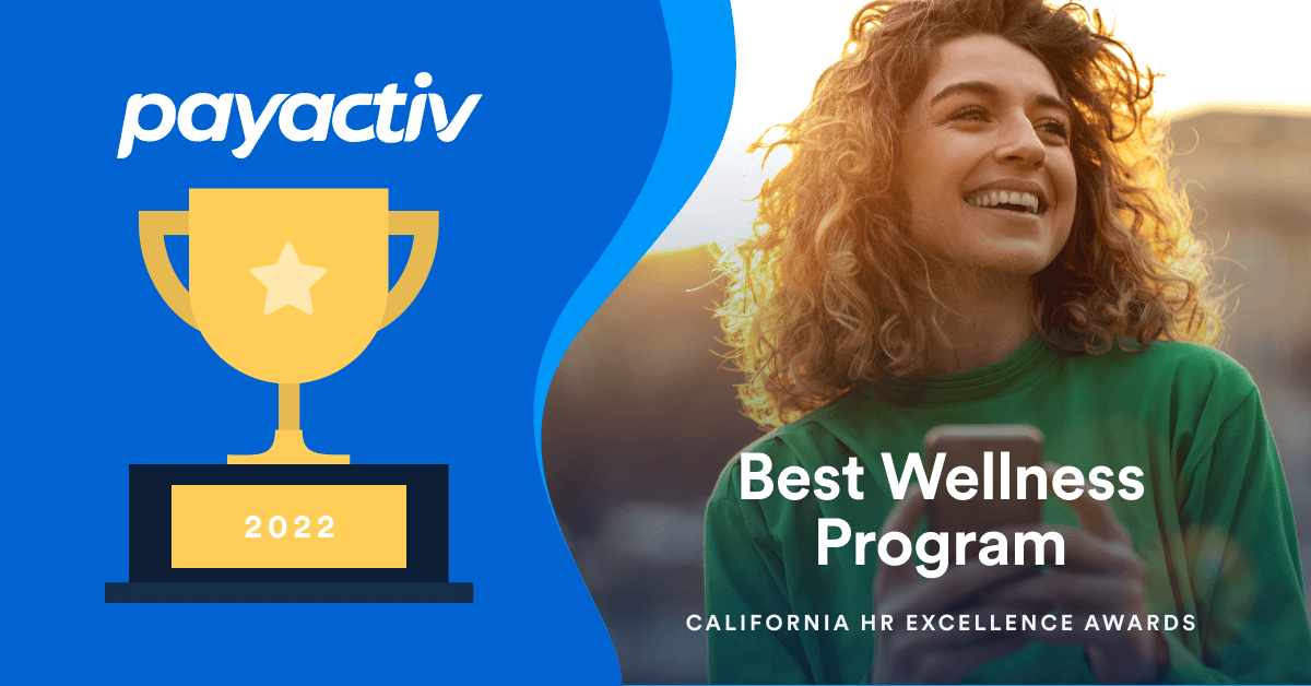 Payactiv Wins Best Wellness Program Award